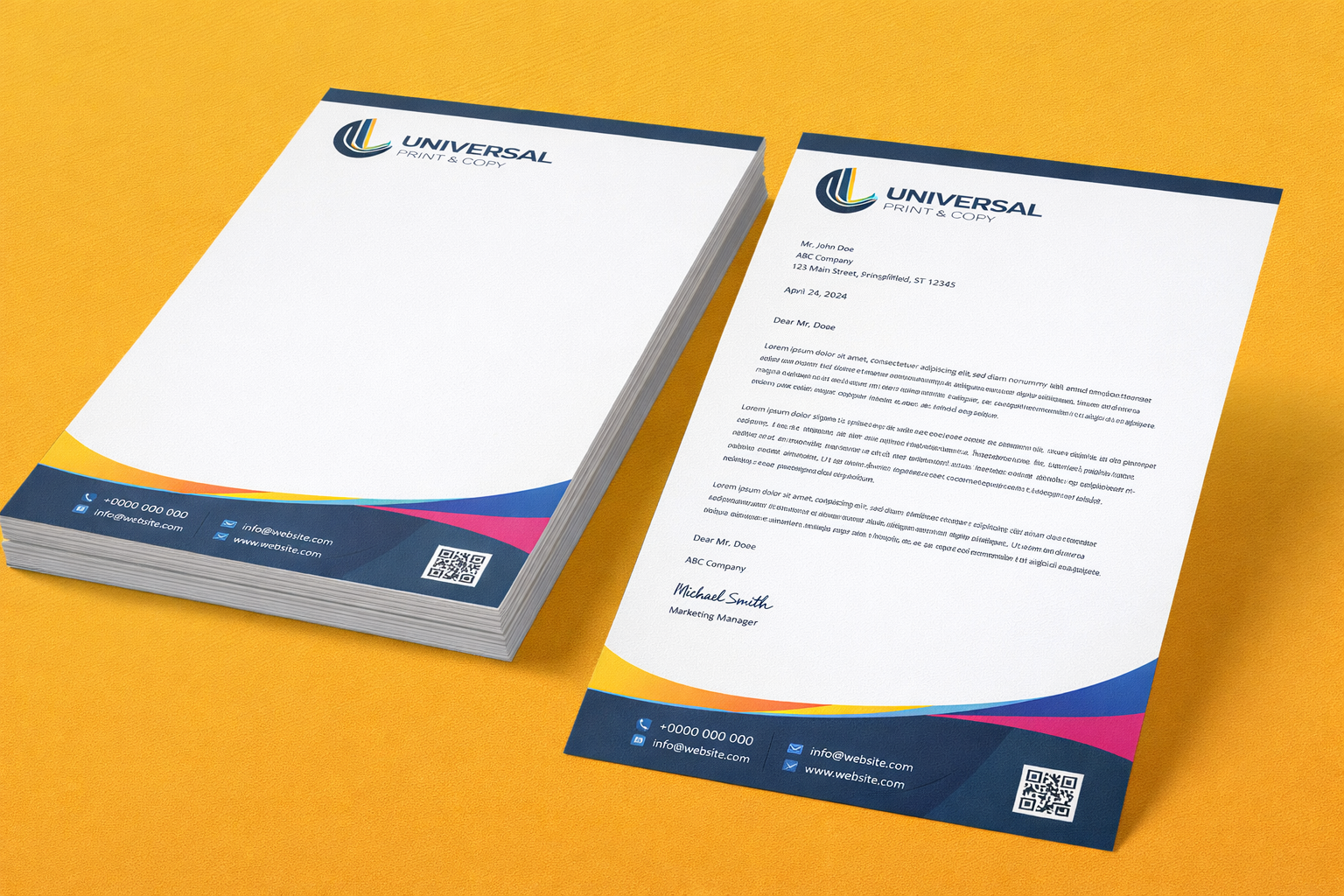 Letterhead Printing in Los Angeles