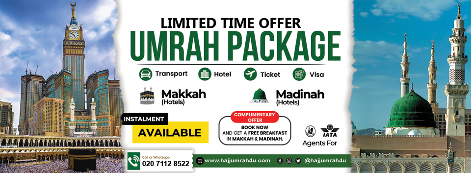 Umrah packages from London