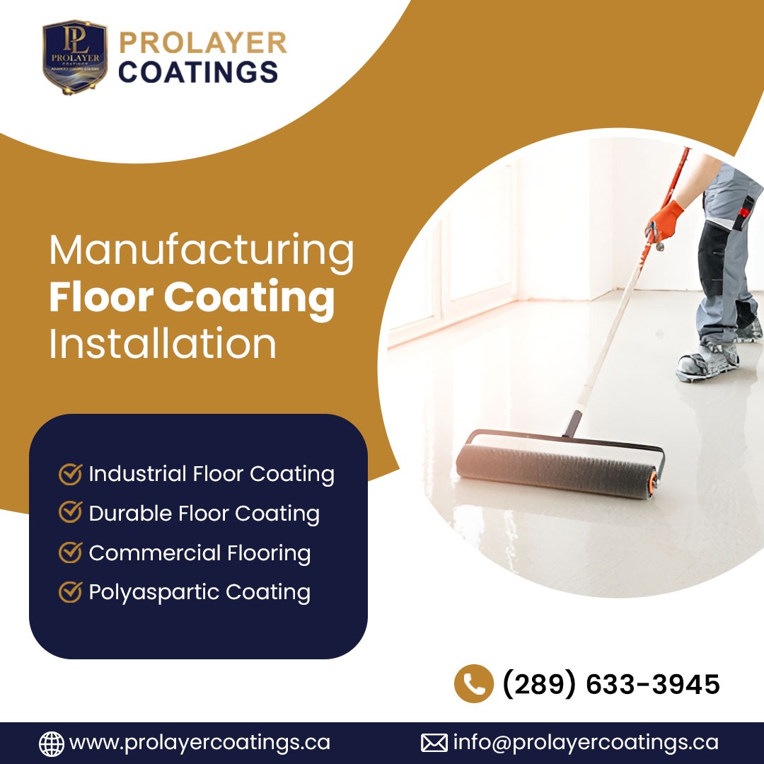 Manufacturing facility floor coatings Ontario