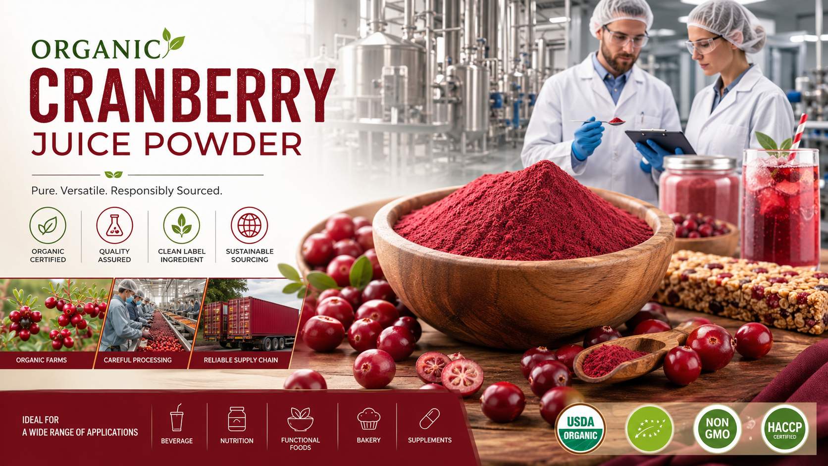 Organic Cranberry Juice Powder