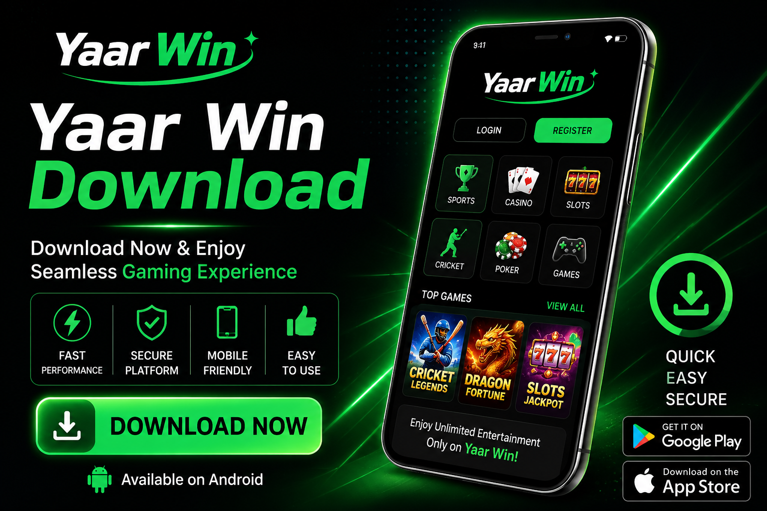 Yaar Win login guide