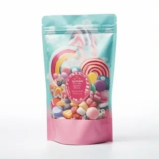candy mylar bag