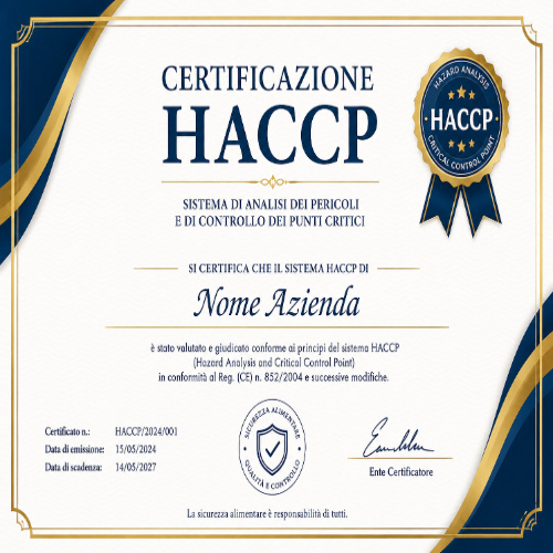 certificazione haccp