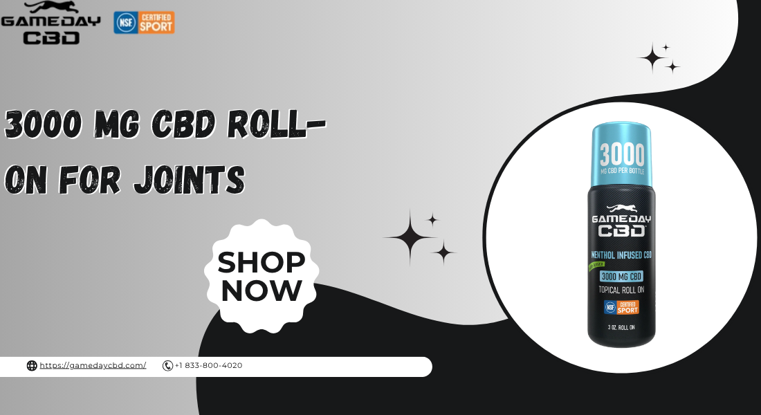 3000 MG CBD Roll-on For joints