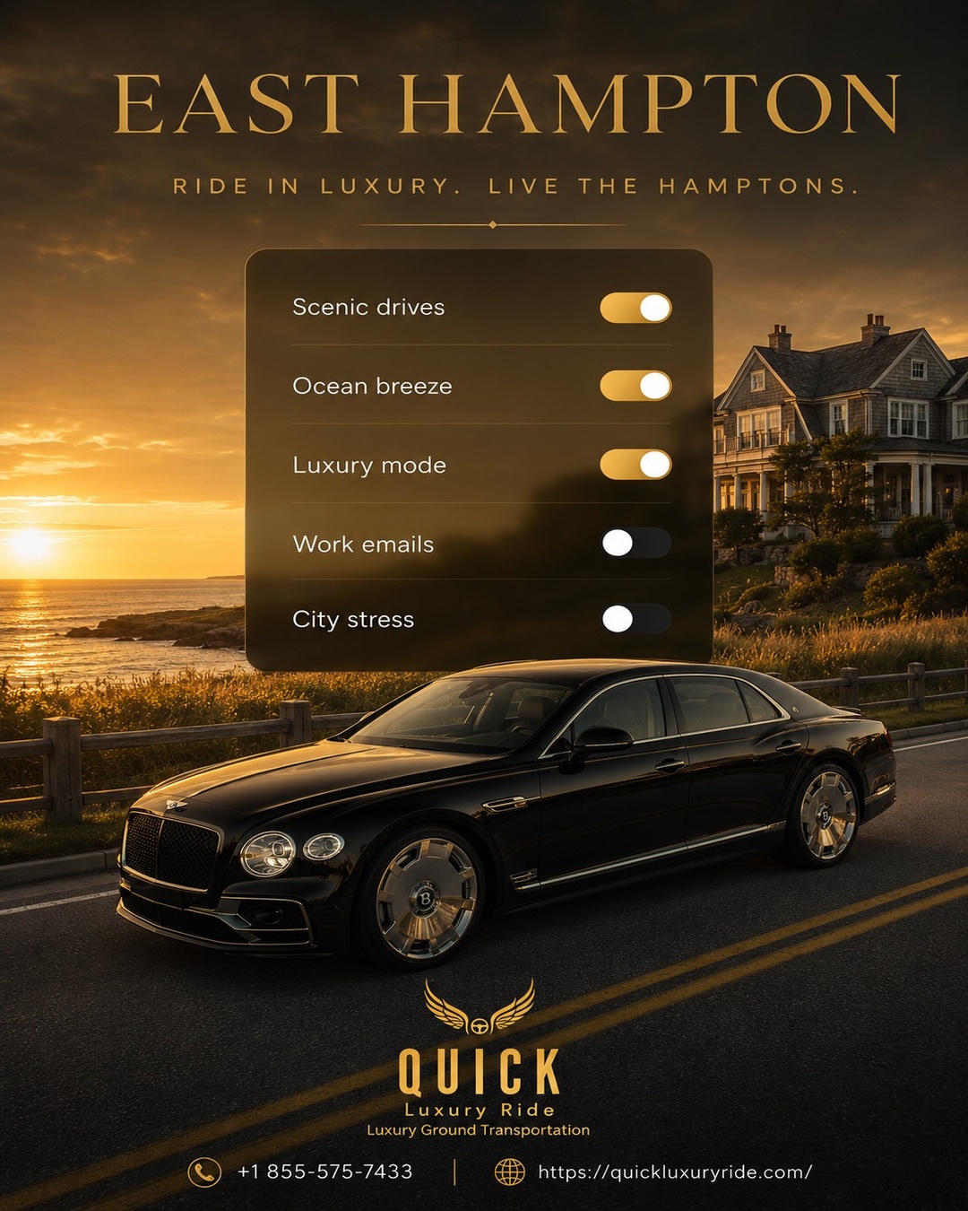 JFK to Hamptons car service