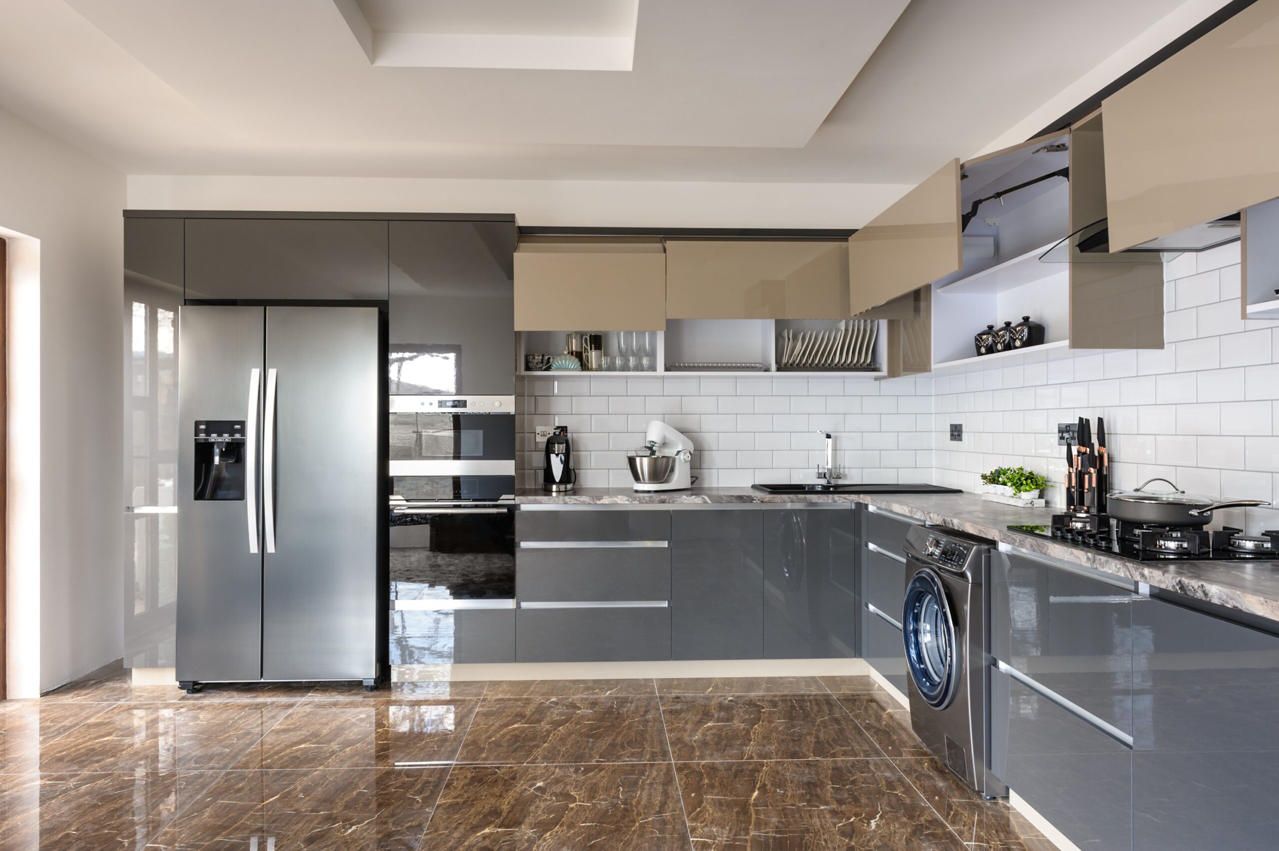 modern kitchen showroom