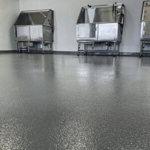 solid color epoxy floor