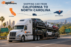 shipping car from california to north carolina
