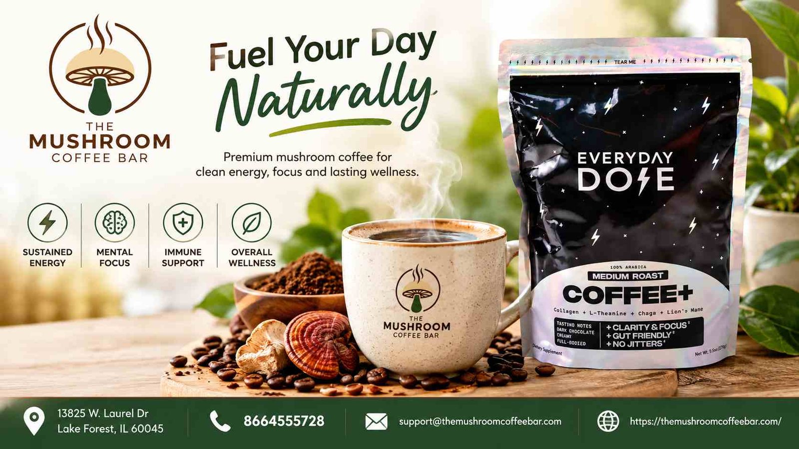 Everyday Dose Mushroom CoffeeEvery Day Dose Everyday Doze Everyday Dose Coffee
