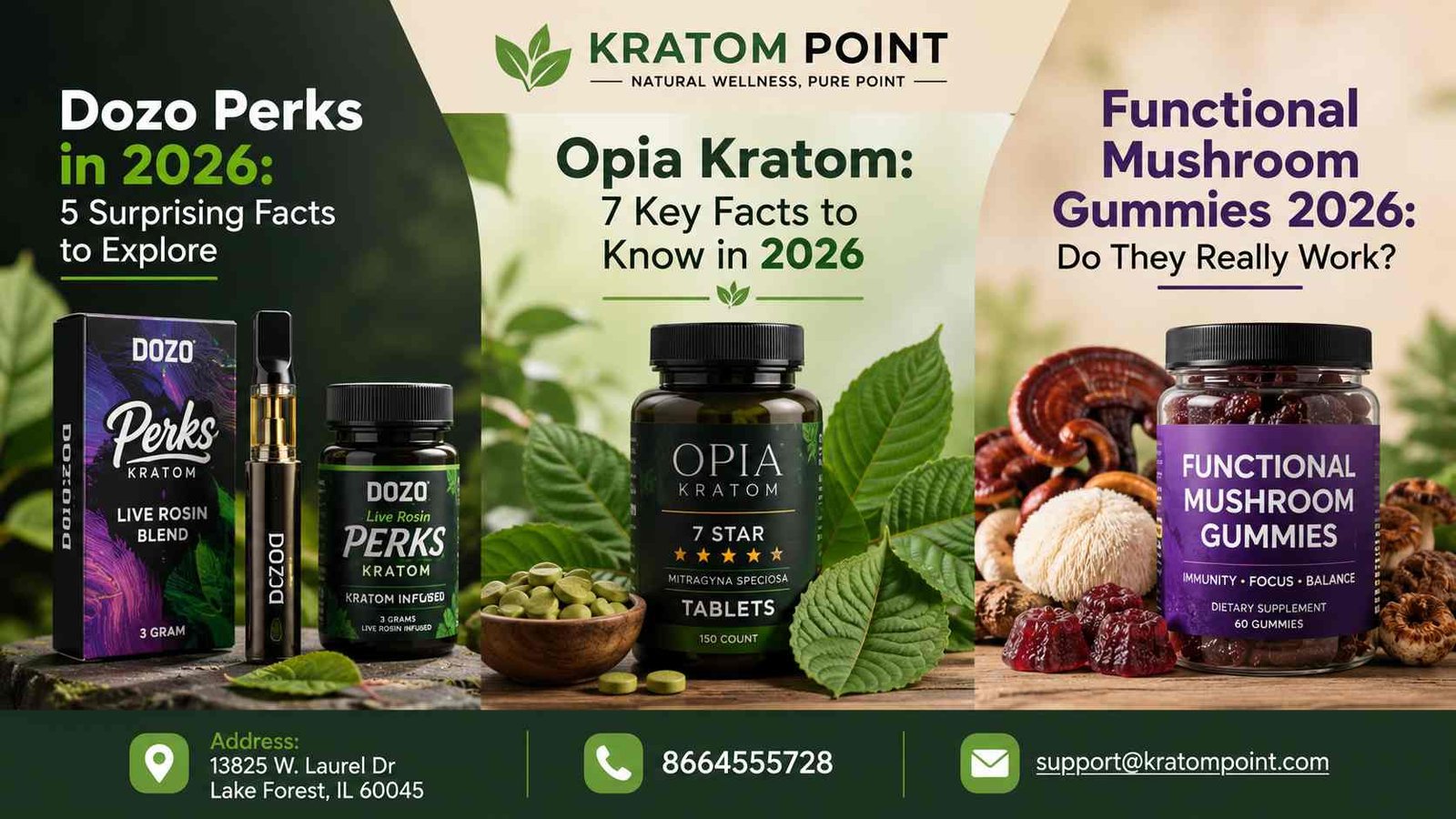 functional mushroom opia kratom dozo perks