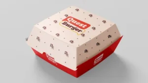 printed burger packaging