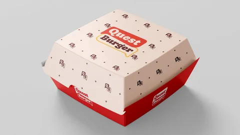 printed burger packaging